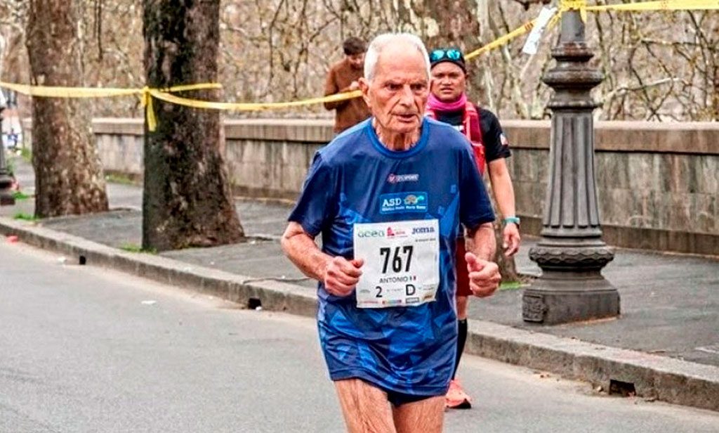 90-year-old Italian man breaks marathon age-group world record - Canadian Running Magazine