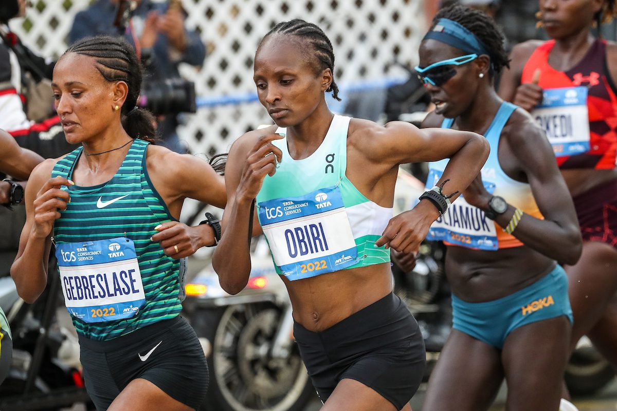 Hellen Obiri wins Boston Marathon in her second go at the distance
