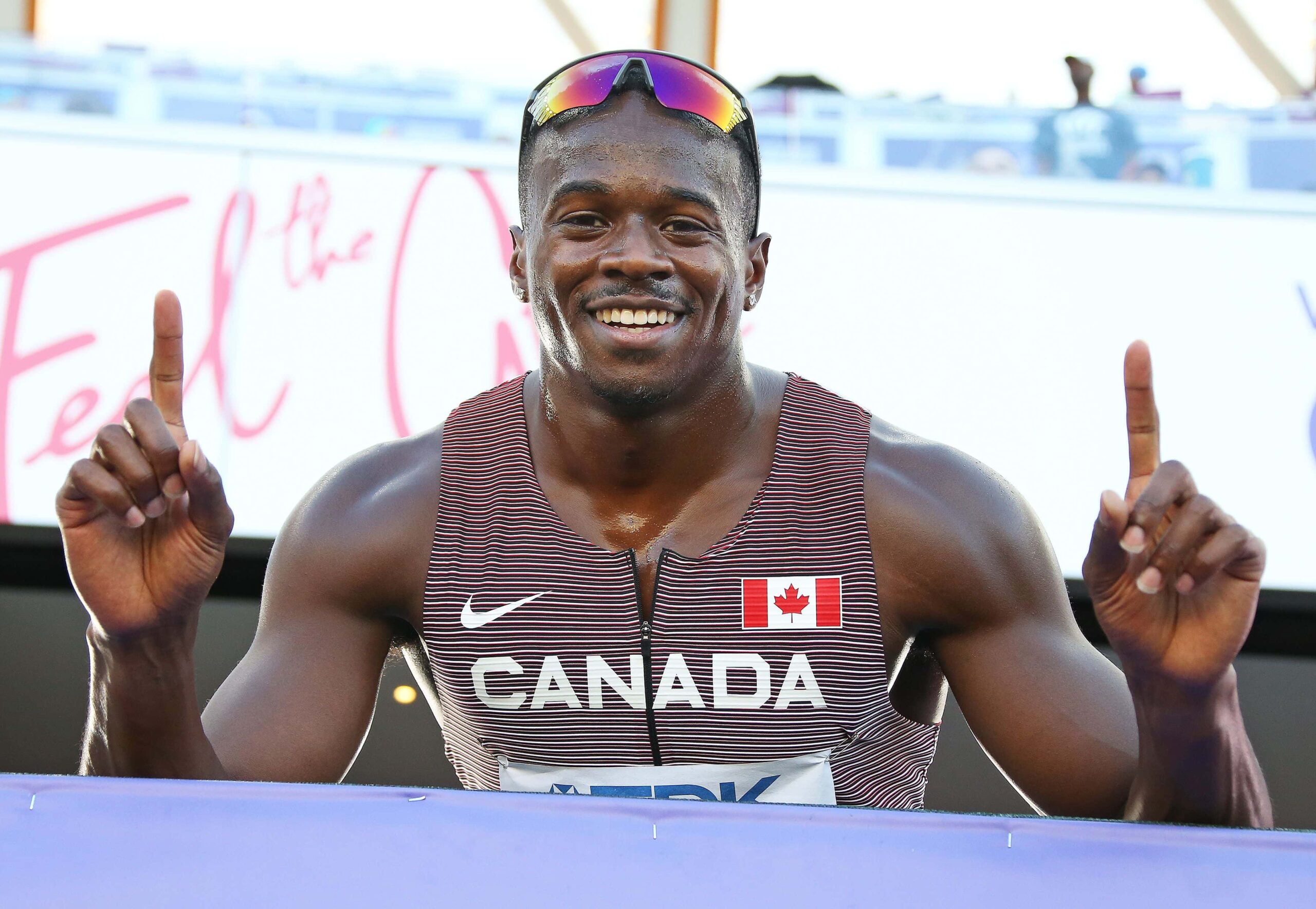 Aaron Brown tops Canadian teammates in Botswana Golden Grand Prix 200m