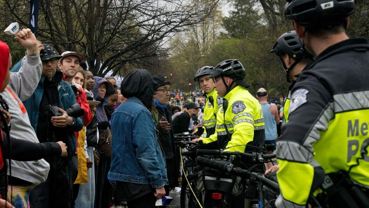 Were Black spectators unfairly policed at the Boston Marathon