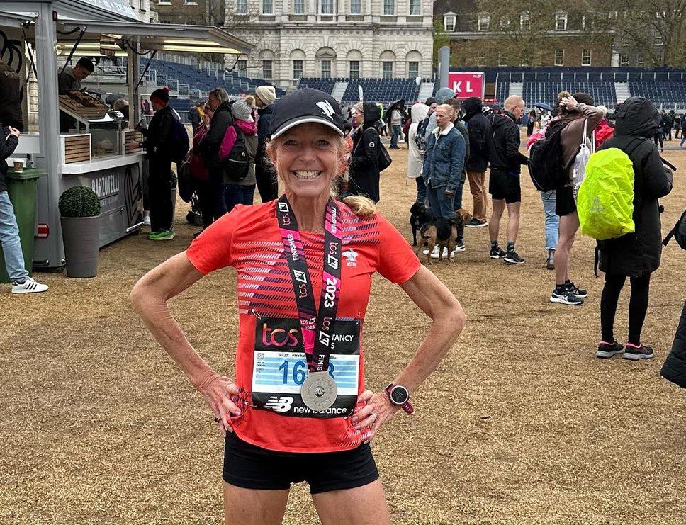 Jenny Hitchings reclaims her W55+ world record at London Marathon