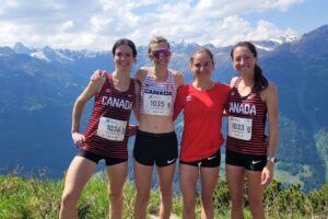 Canadian mountain and trail running team
