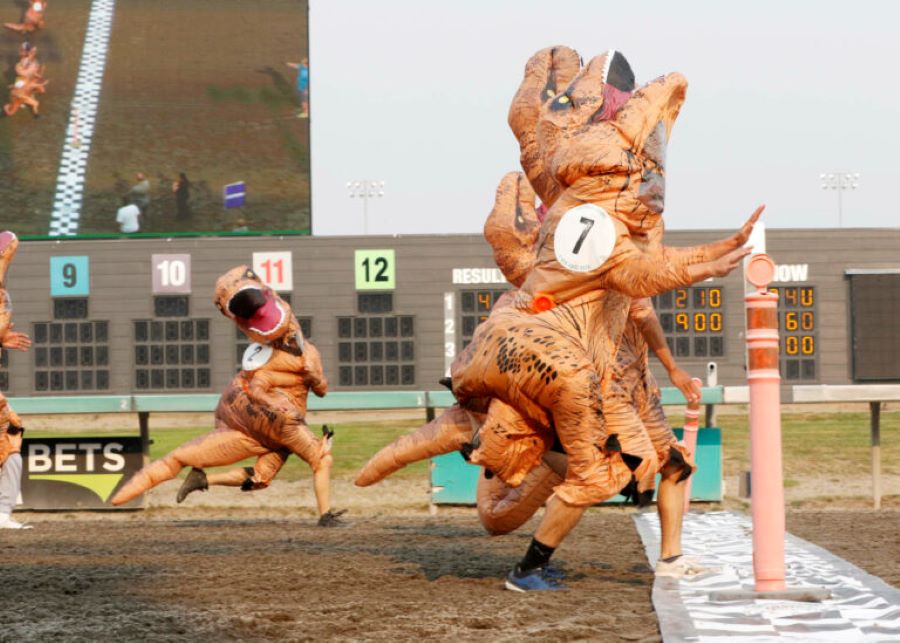 WATCH TRexes tear up the track at Emerald Downs Canadian Running