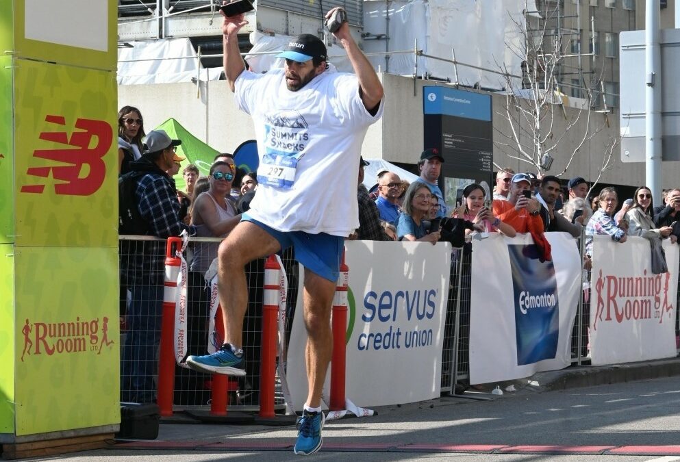 David Eliuk 2023 Servus Edmonton Marathon