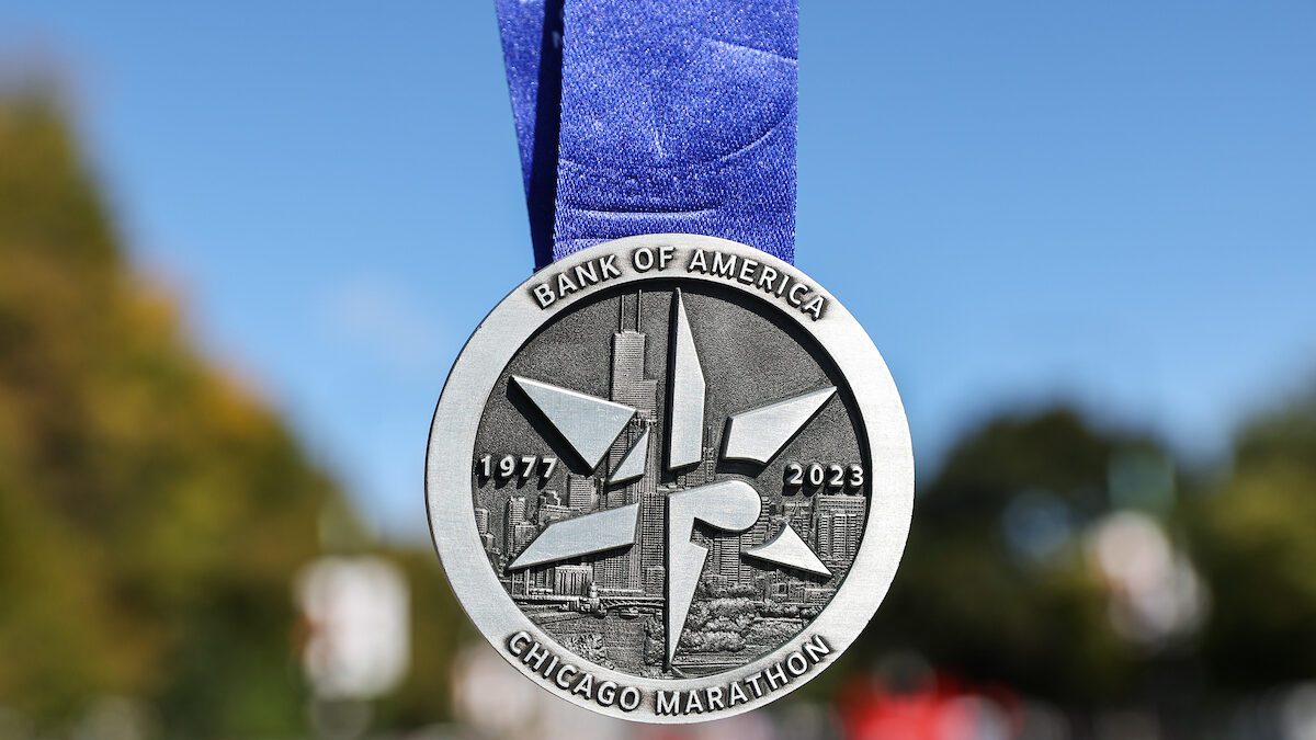 chicago marathon medal