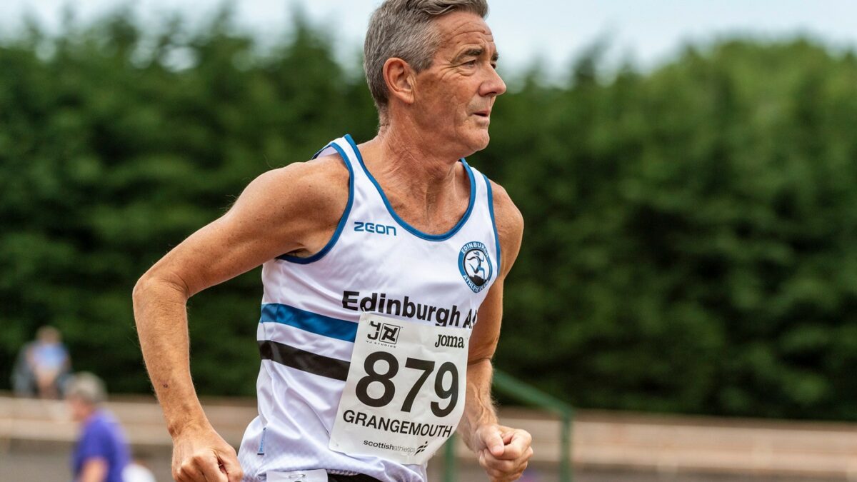 M65 800m record holder Paul Forbes