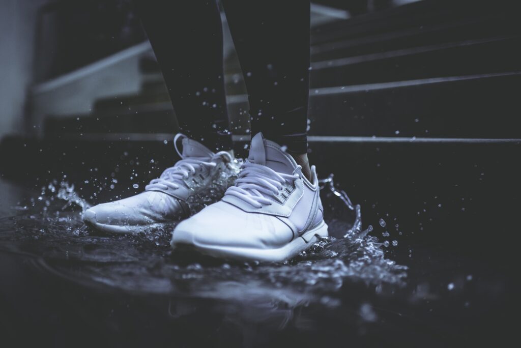 rainy shoes:
