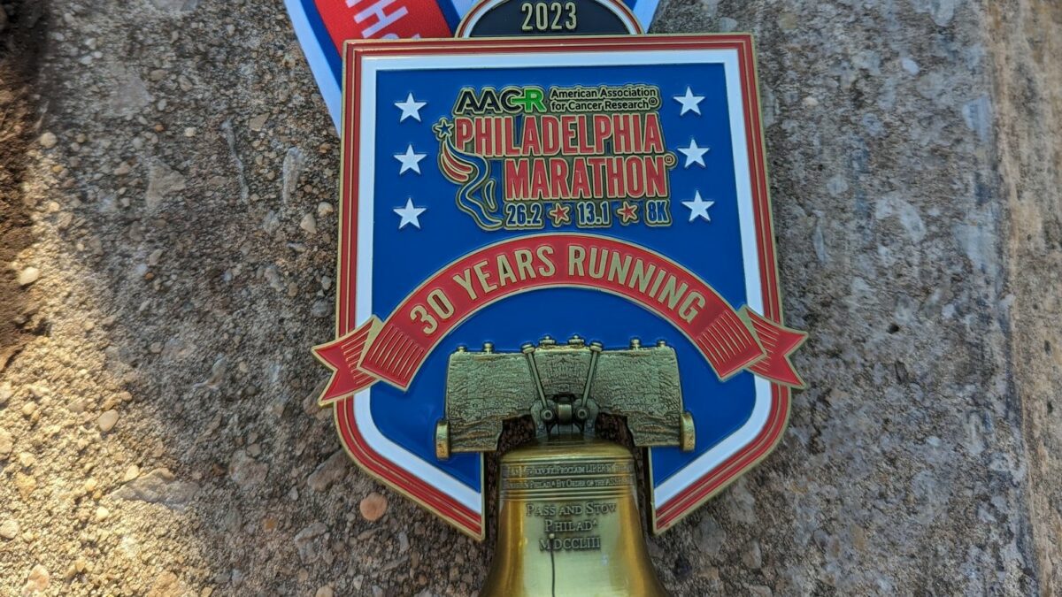 Philadelphia Marathon medal