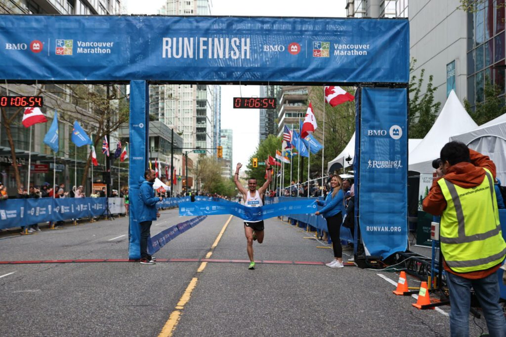 Mohamed Aagab Vancouver Half Marathon