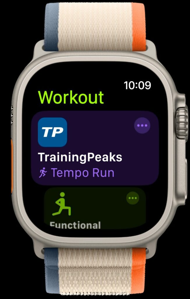 Apple watch trainingpeaks