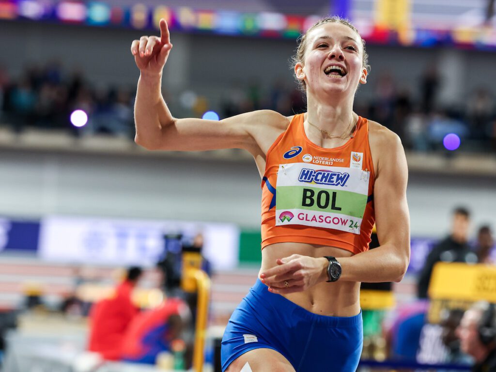 Dutch runner Femke Bol broke the 400-metre world record at the World I