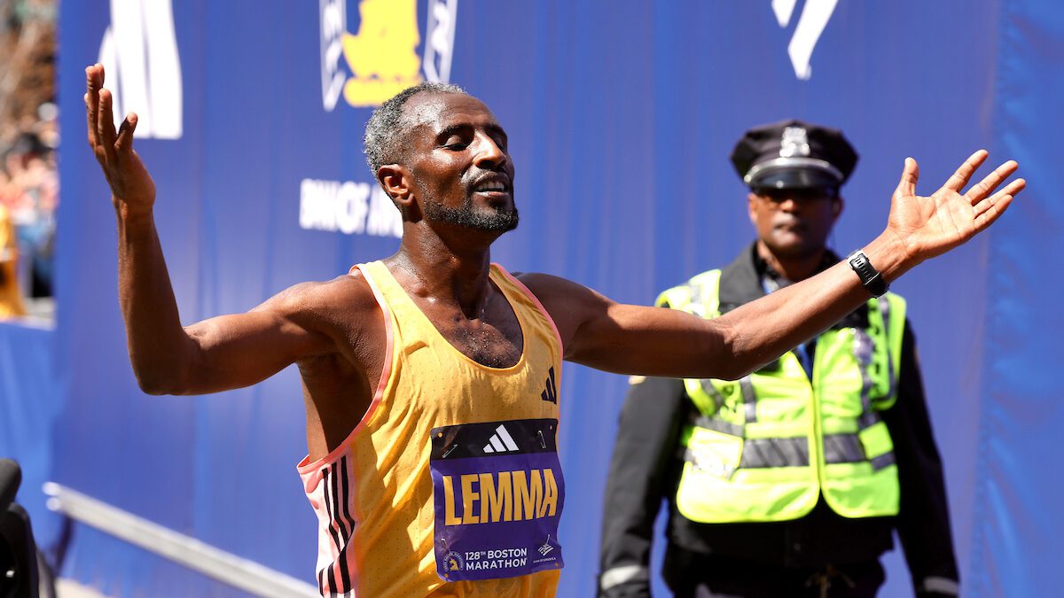 Sisay Lemma Boston Marathon