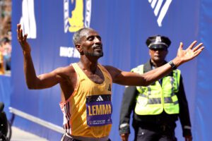 Sisay Lemma Boston Marathon